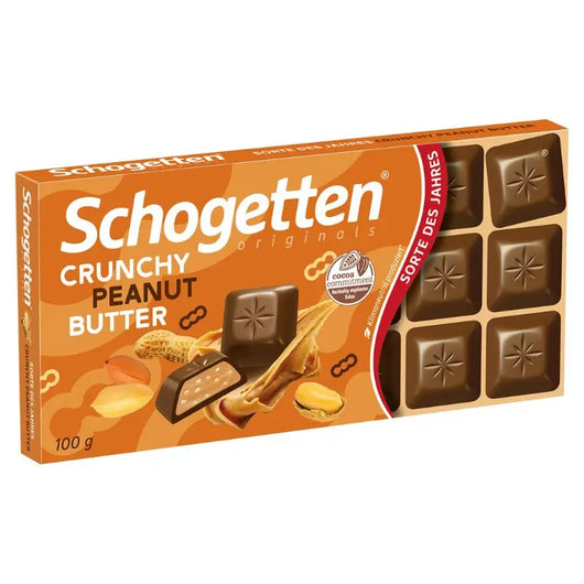 Schogetten Crunchy Peanut Butter 100g Schogetten - Butikkom