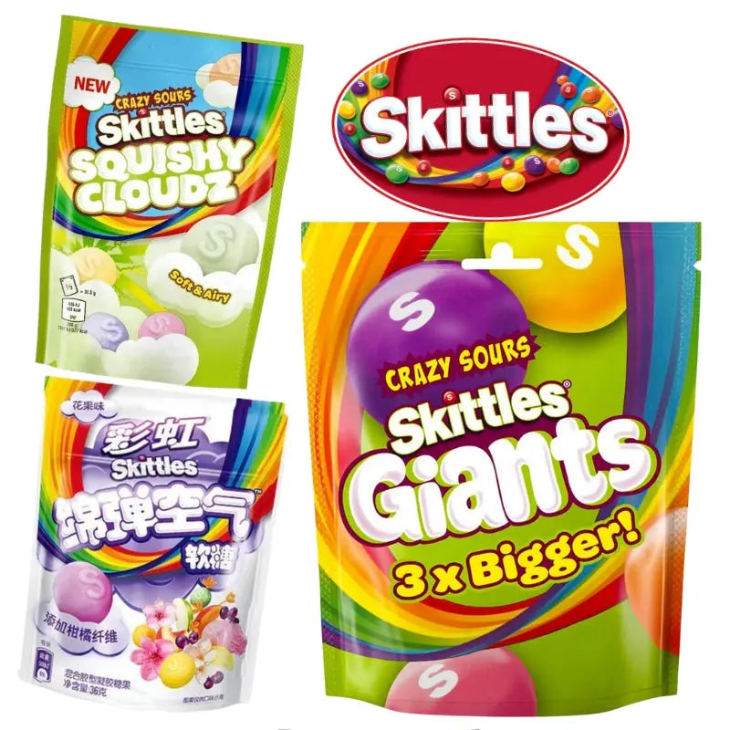 Skittles Crazy Sours Butikkom - Butikkom