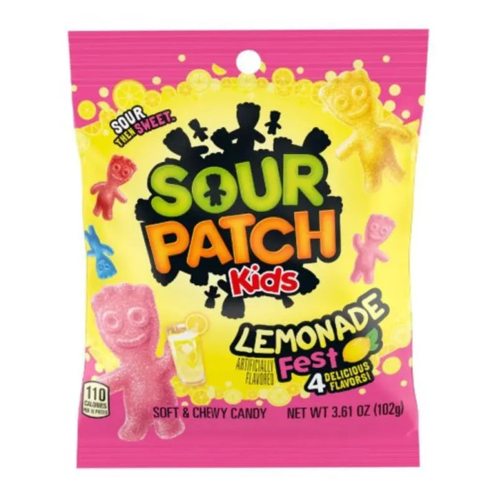 Sour Patch Kids Lemonade Fest 102g Sour Patch Kids - Butikkom