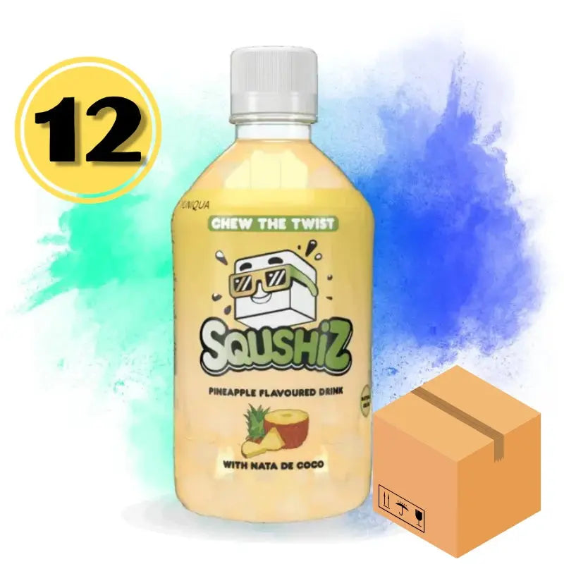 Squshiz Pineapple 350ml x 12st SQUSHiZ - Butikkom