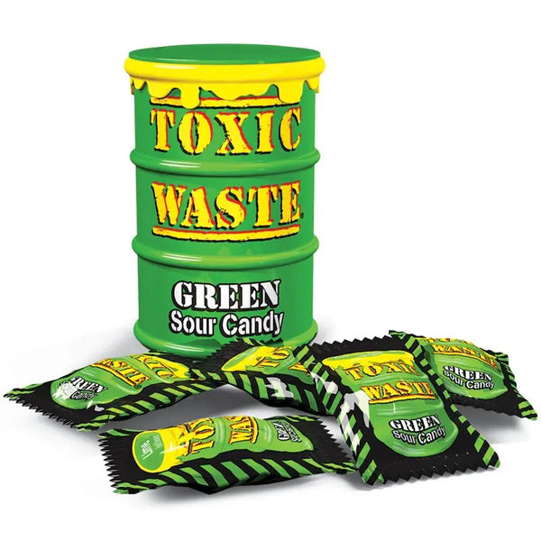 Toxic Waste Green Drum Extreme Sour 42g Toxic Waste - Butikkom