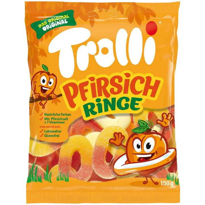 Trolli Persikoringar 150g Trolli - Butikkom