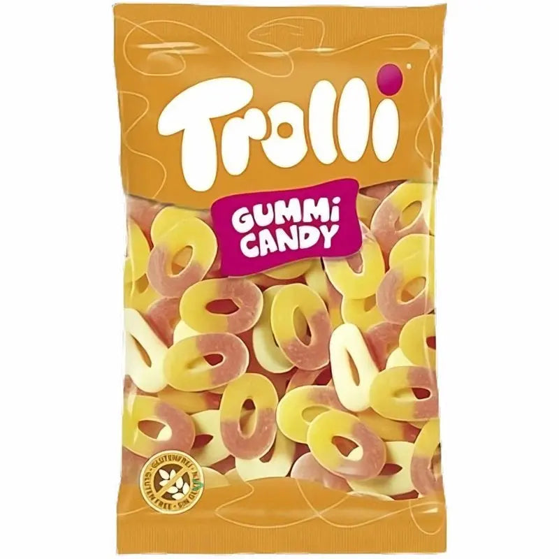 Trolli Persikoringar 1kg Trolli - Butikkom