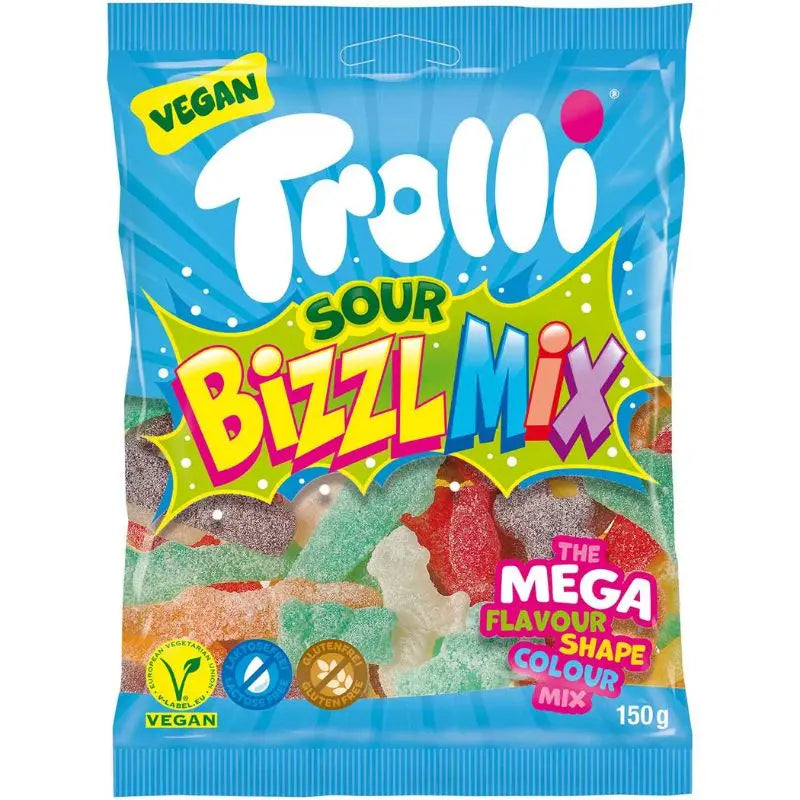 Trolli Sour Bizzl Mix 150g Trolli - Butikkom