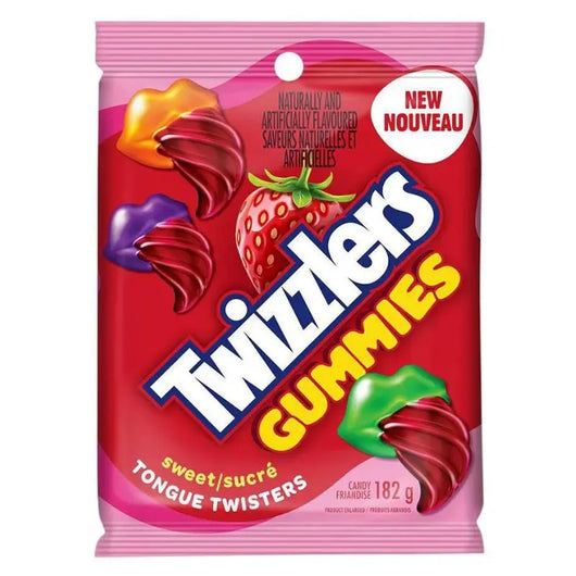 Twizzlers Gummies Sweet Tongue Twisters 182g Twizzlers - Butikkom