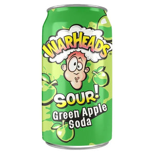Warheads Sour Green Apple Soda 355ml