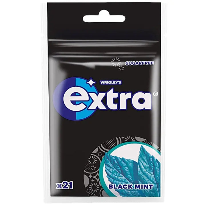 Wrigleys Extra Black Mint 29g Nestlé - Butikkom