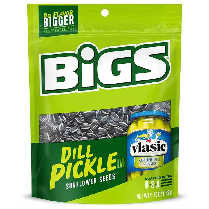 BIGS Dill Pickle Sunflower Seeds 152g BIGS - Butikkom