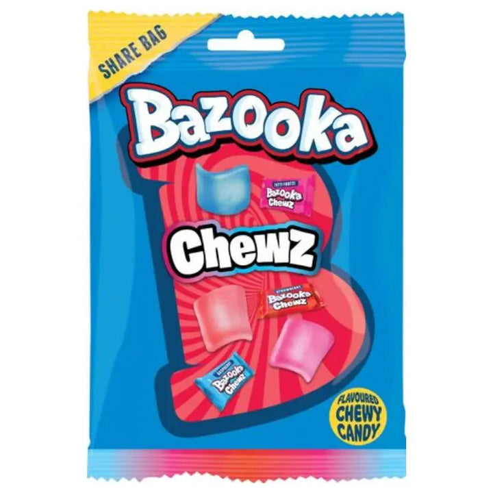 Bazooka Chews Soft Candy 120g Brain Blasterz - Butikkom