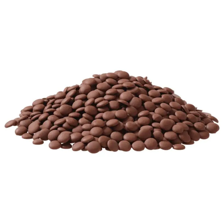 Belgiske Mjölkchokladknappar 72 % kakao 250g Nordthy - Butikkom