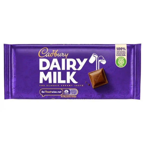 Cadbury Dairy Milk Chocolate 110g Cadbury - Butikkom