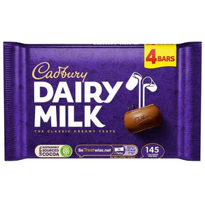 Cadbury Dairy Milk Chocolate 4x27,2g