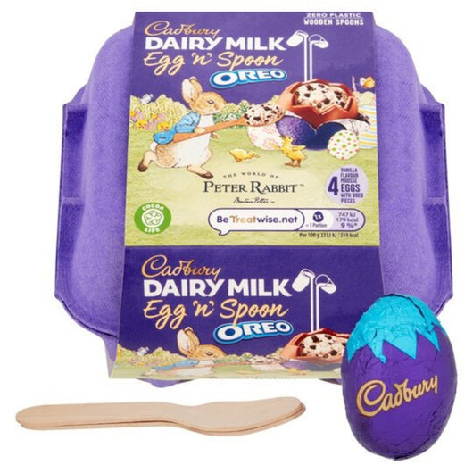 Cadbury Dairy Milk Egg & Spoon Oreo 128g Cadbury - Butikkom