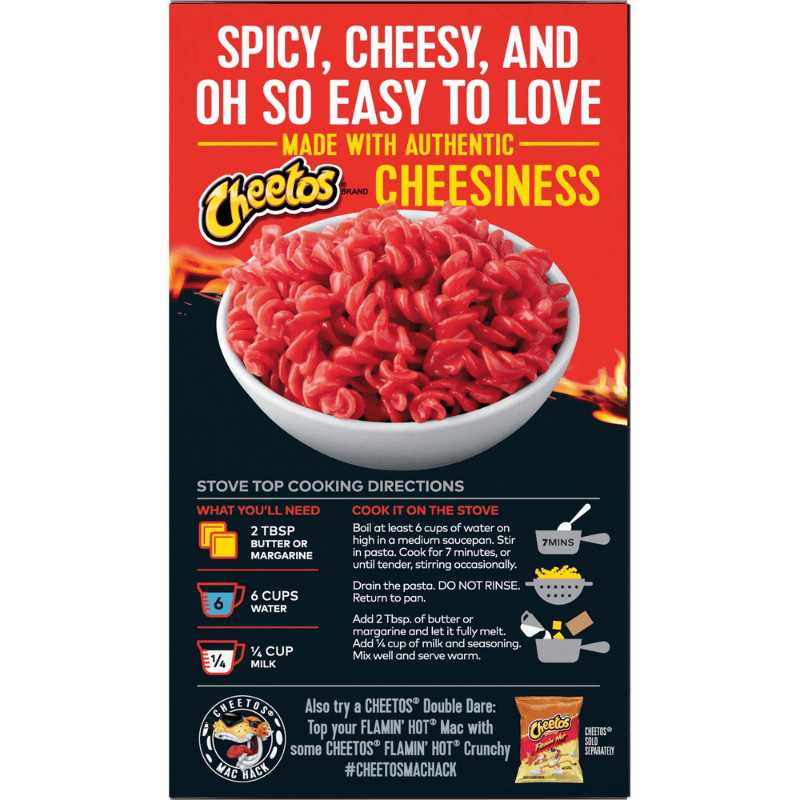 Köp Cheetos Mac N Cheese Flamin Hot Flavor 160g Butikkom