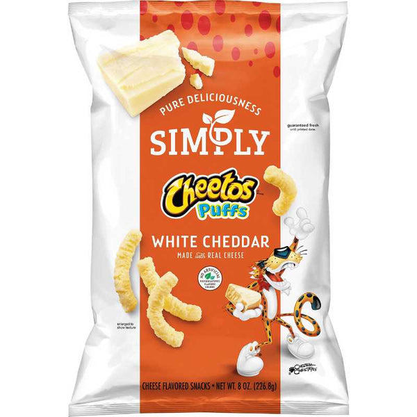 Cheetos Simply White Cheddar Puffs 227g Cheetos - Butikkom