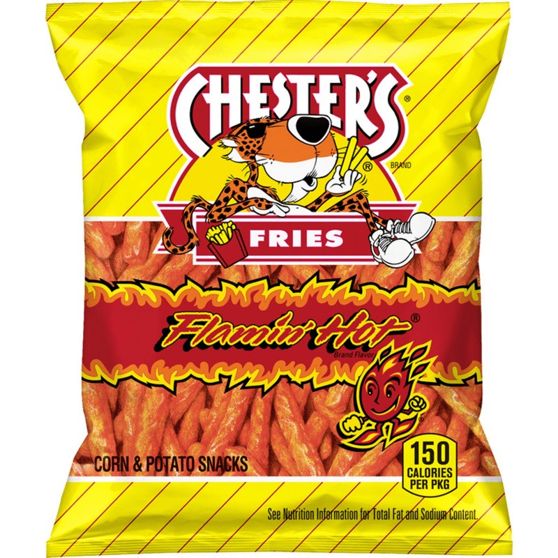 Chester's Flamin Hot Fries, 170g Chester's - Butikkom