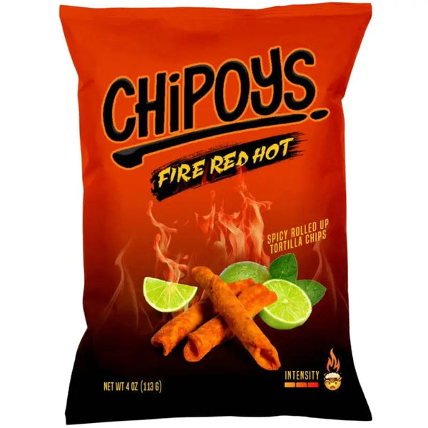 Chipoys Fire Red Hot 113.4g Chipoys - Butikkom