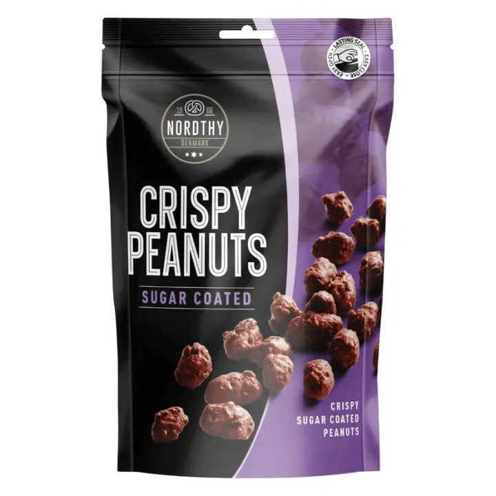 Crispy Peanuts Sugar Coated 100g Nordthy - Butikkom