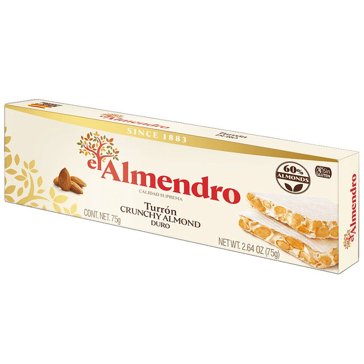 Crunchy Almond Turron, 75 g El Almendro - Butikkom