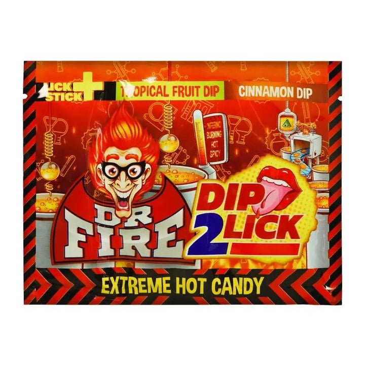 Dr. Fire Dip 2 Lick Extreme Hot Candy 18g Felko - Butikkom