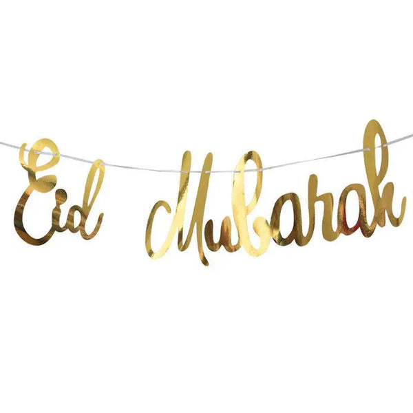 Eid Mubarak shiny Guld Butikkom - Butikkom