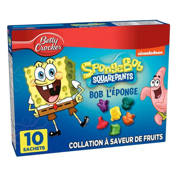 Fruit Snacks Spongebob 226g Betty Crocker - Butikkom