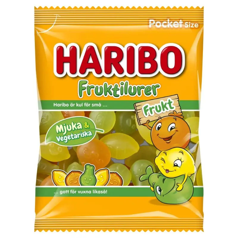 Haribo Fruktilurer Frukt 80g Haribo - Butikkom