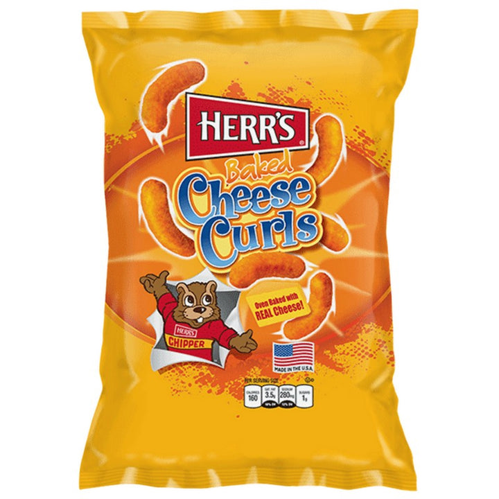 Herr's Baked Cheese Curls 198g Herr´s - Butikkom