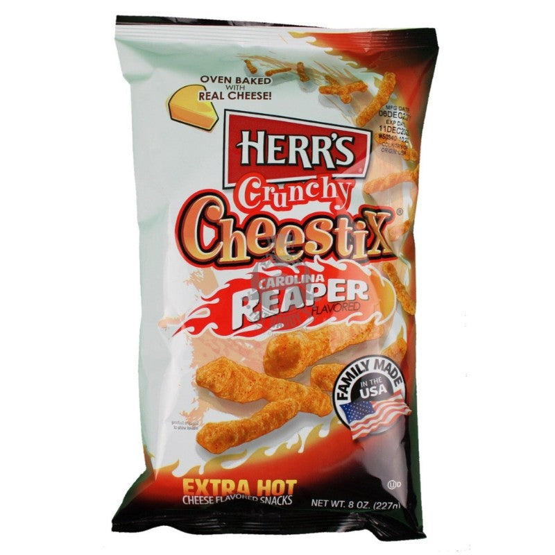 Herr's Carolina Reaper Cheestix 227g Herr´s - Butikkom