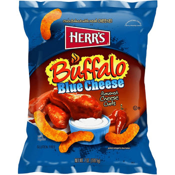 Herr´s Buffalo Blue Cheese Curls 198g Herr´s - Butikkom