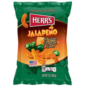 Herr's Jalapeno Poppers Cheese Curls 170g