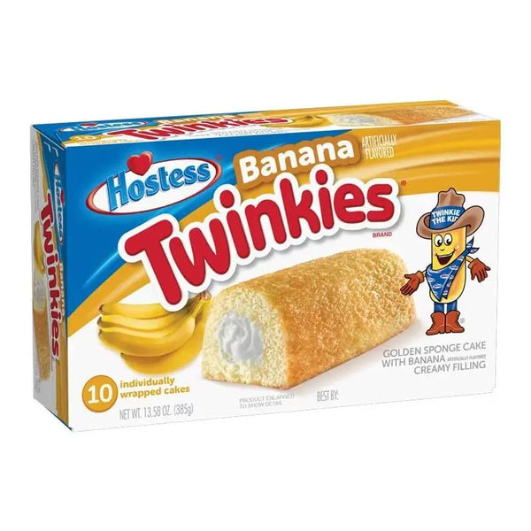 Hostess Banana Twinkies 385g Hostess - Butikkom