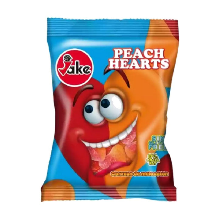 Jake Peach Hearts 100g Jake - Butikkom
