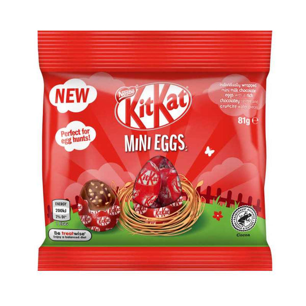 Kit Kat Milk Chocolate Mini Eggs 81g Nestlé - Butikkom