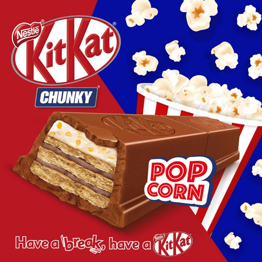 KitKat Chunky Popcorn 42g Nestlé - Butikkom