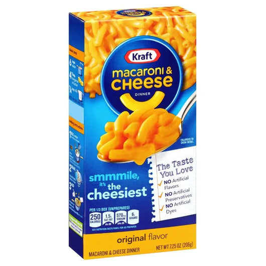 Kraft Macaroni & Cheese Dinner 206g Kraft - Butikkom