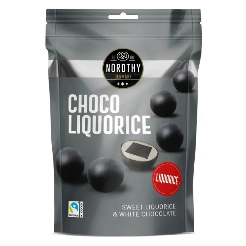 Lakritskulor & Choklad 110g Nordthy - Butikkom