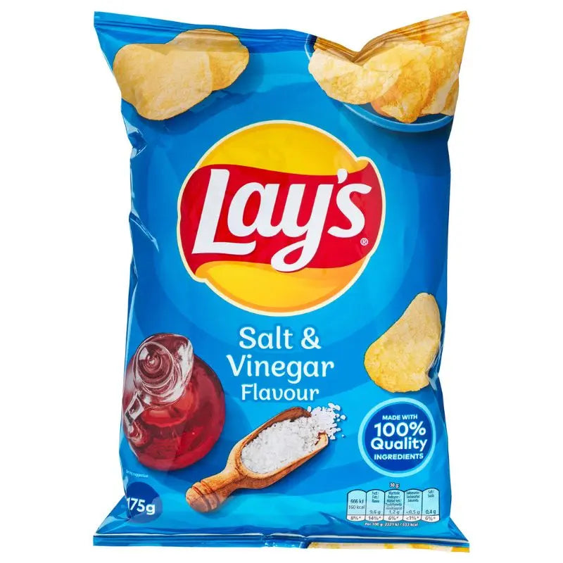 Lay's Salt & Vinegar 175g Lay's - Butikkom