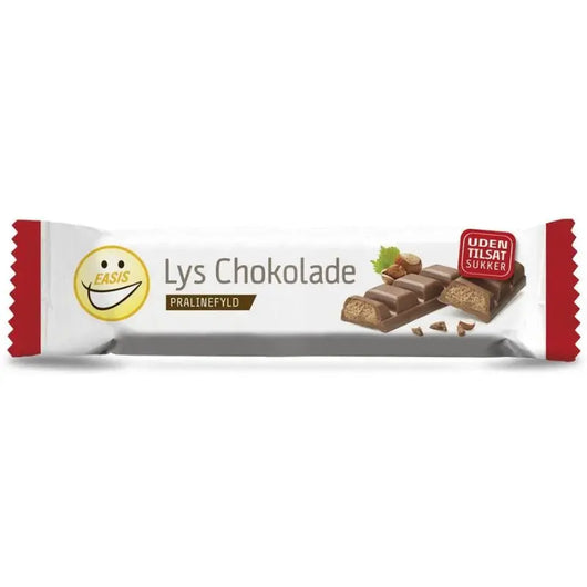 Ljus choklad & Pralinfyllning 35g EASIS - Butikkom
