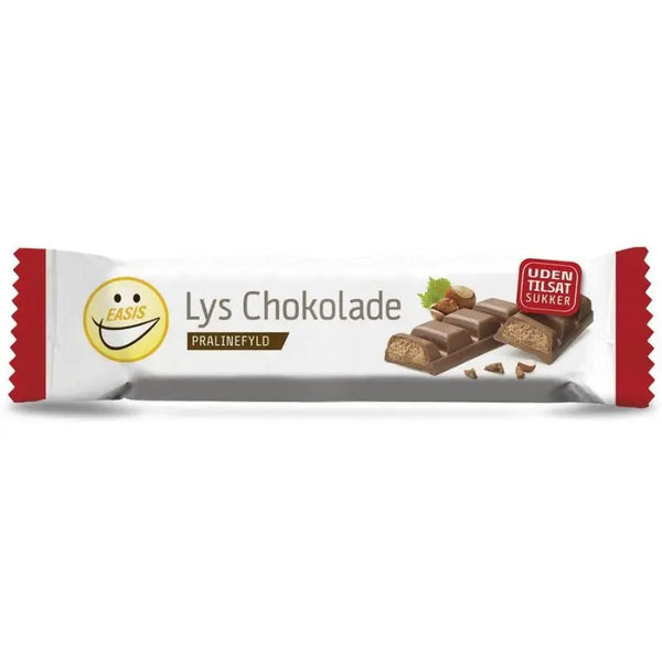 Ljus choklad & Pralinfyllning 35g EASIS - Butikkom
