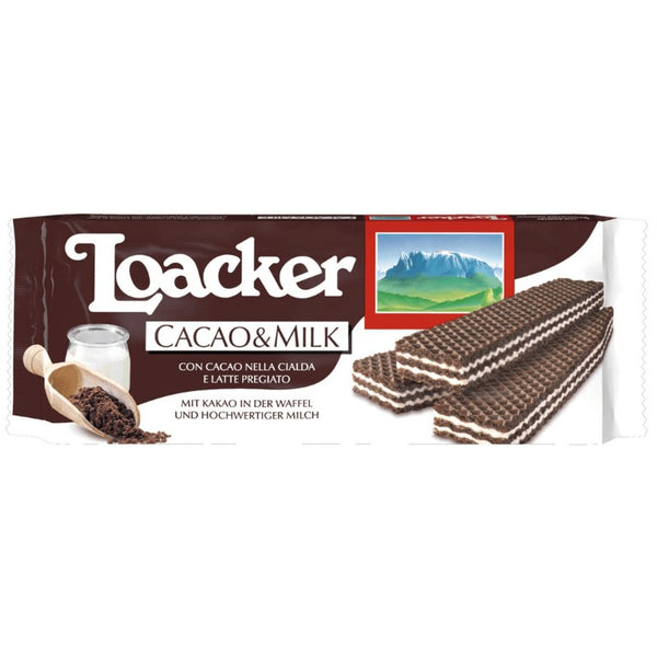 Loacker Cacao & Milk 175g Loacker - Butikkom