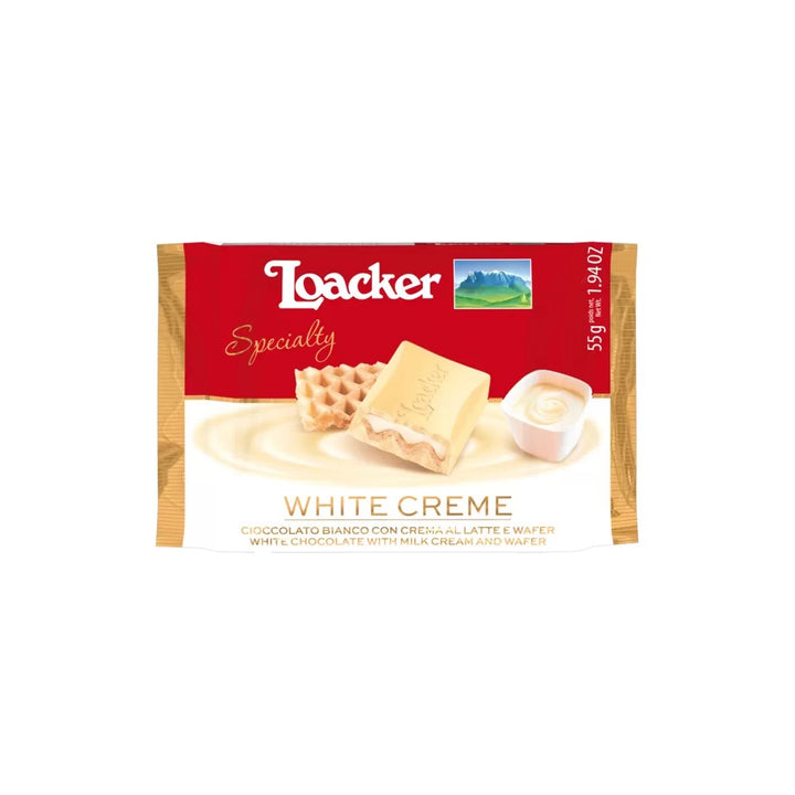 Loacker Chocolate White 55g Loacker - Butikkom