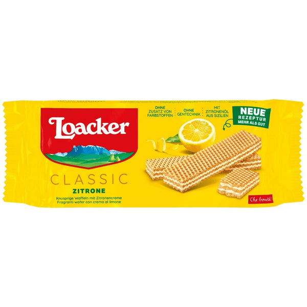 Loacker Classic Citron 135g Loacker - Butikkom