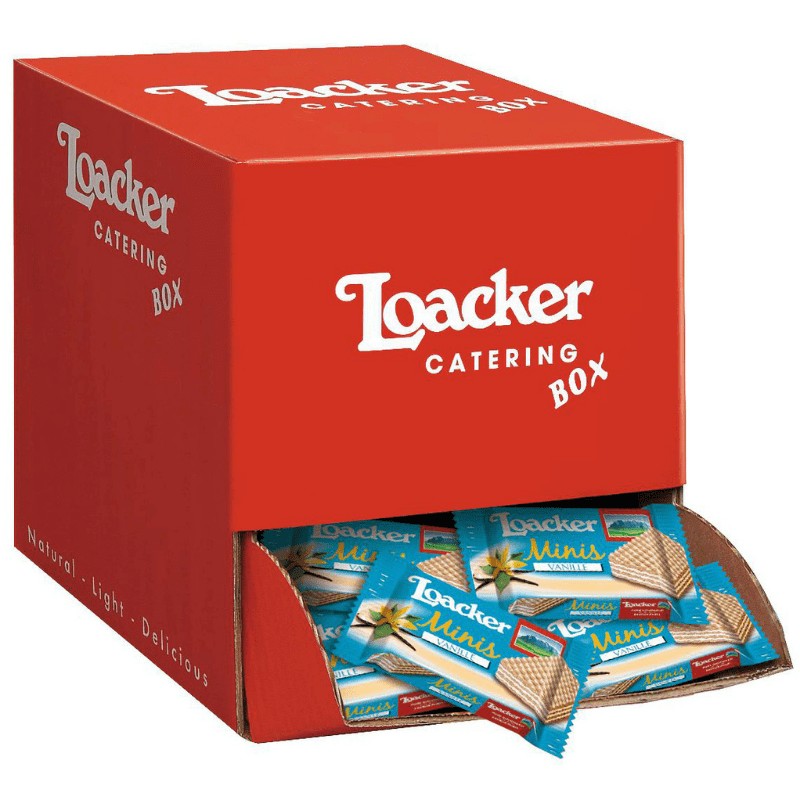 Loacker Minis Vanille 62x10 g: 620g Loacker - Butikkom