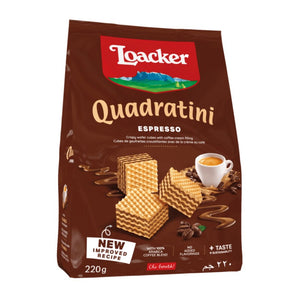 Loacker Quadratini Espresso 110g Loacker - Butikkom