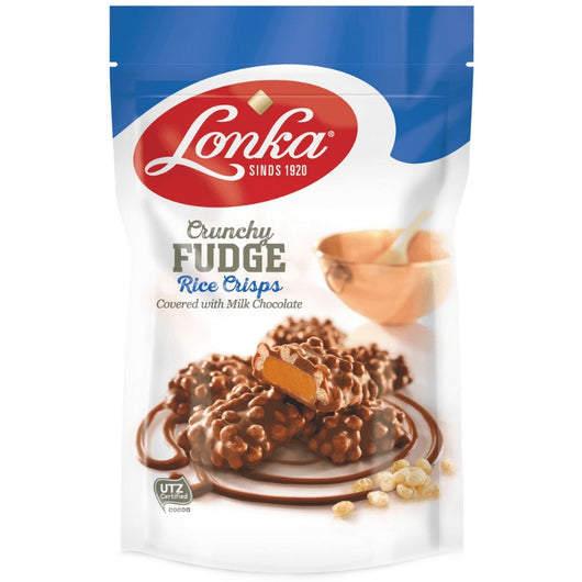 Lonka Crunchy Fudge Rice Crisps 160g Lonka - Butikkom