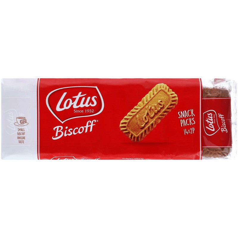 Lotus Biscoff Snack Packs 14x2, 217g Lotus - Butikkom