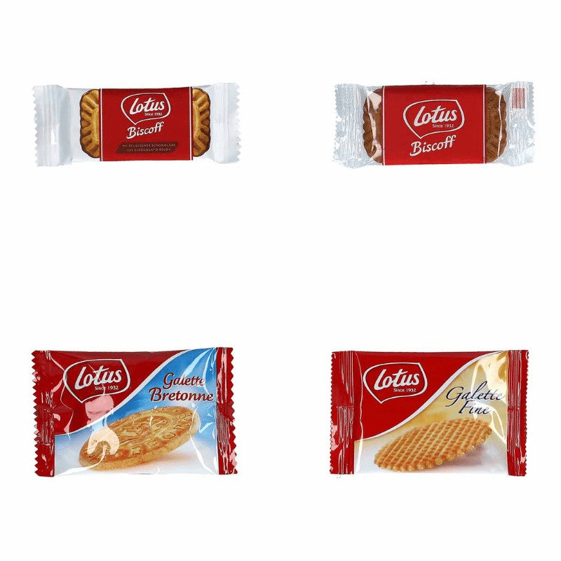 Lotus Biscoff, 4 mix, 180 x 1 st Lotus - Butikkom