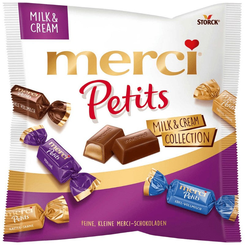 Merci Petits Milk & Cream Collection, 125g Merci - Butikkom