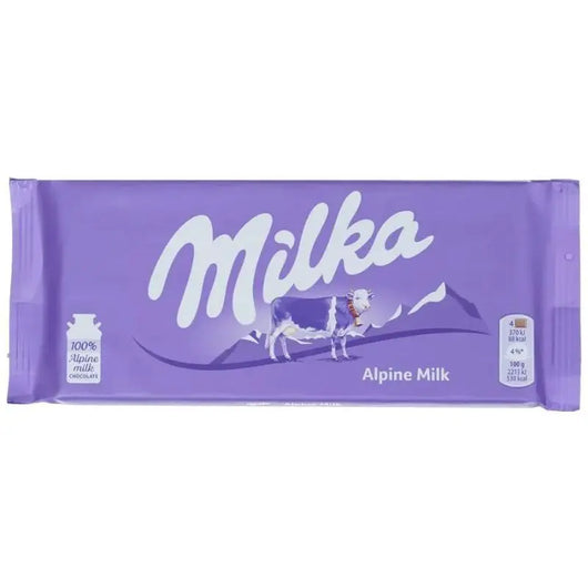 Milka Alpine Milk 100g Milka - Butikkom